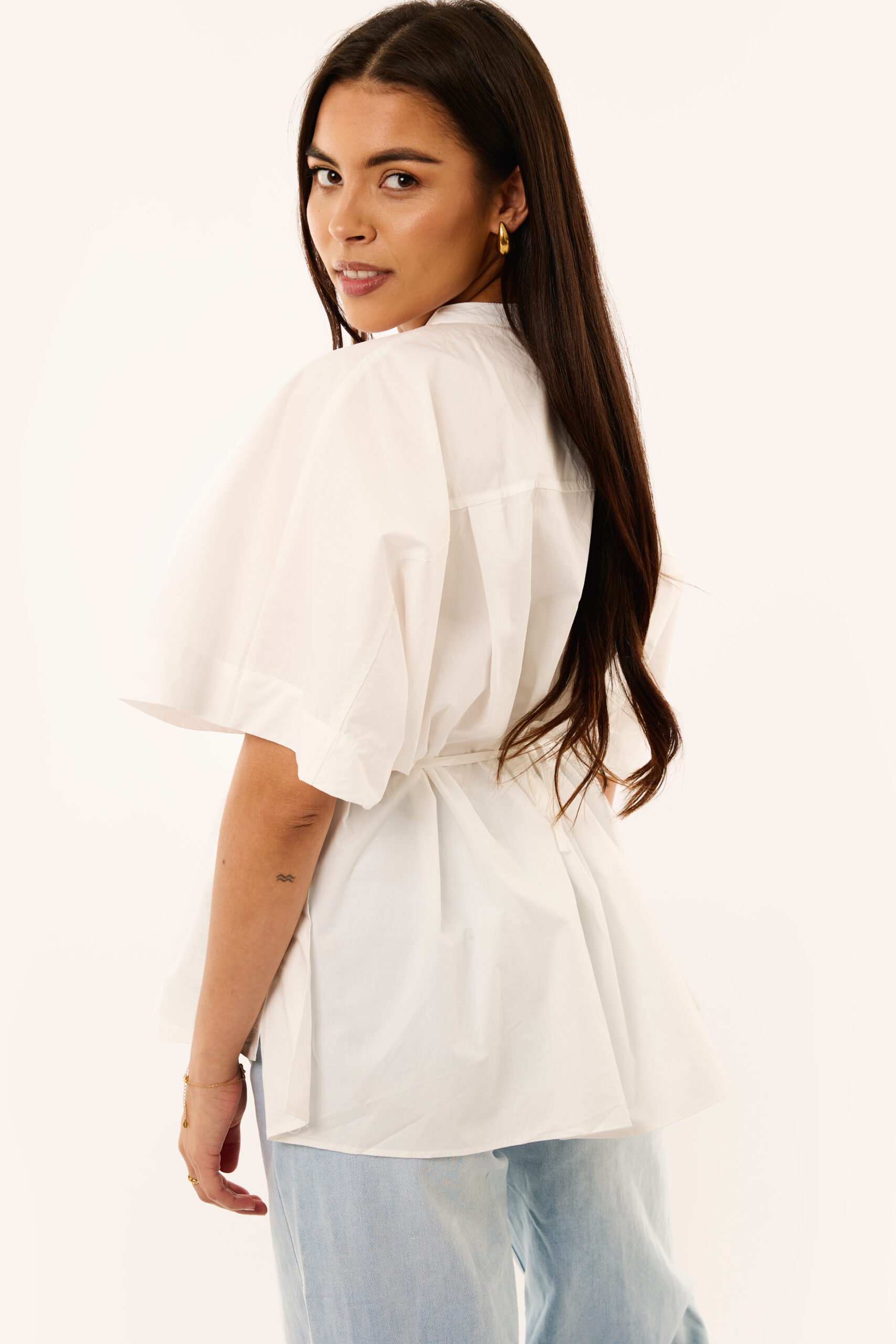 Lottie Blouse - White - Afbeelding 3