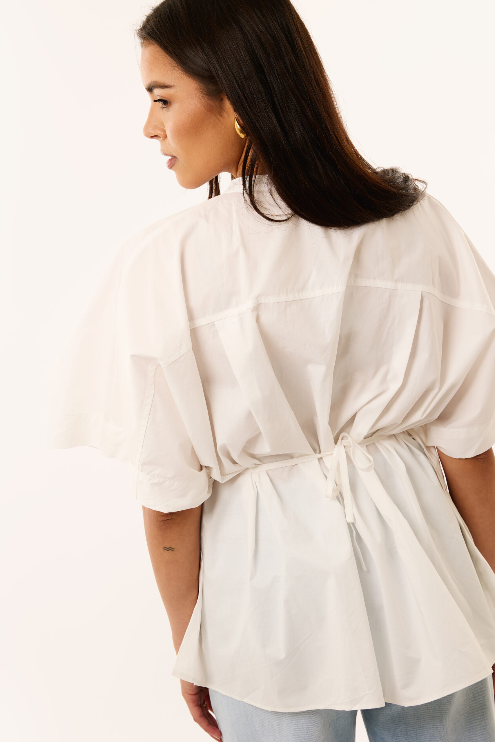 Lottie Blouse - White - Afbeelding 4