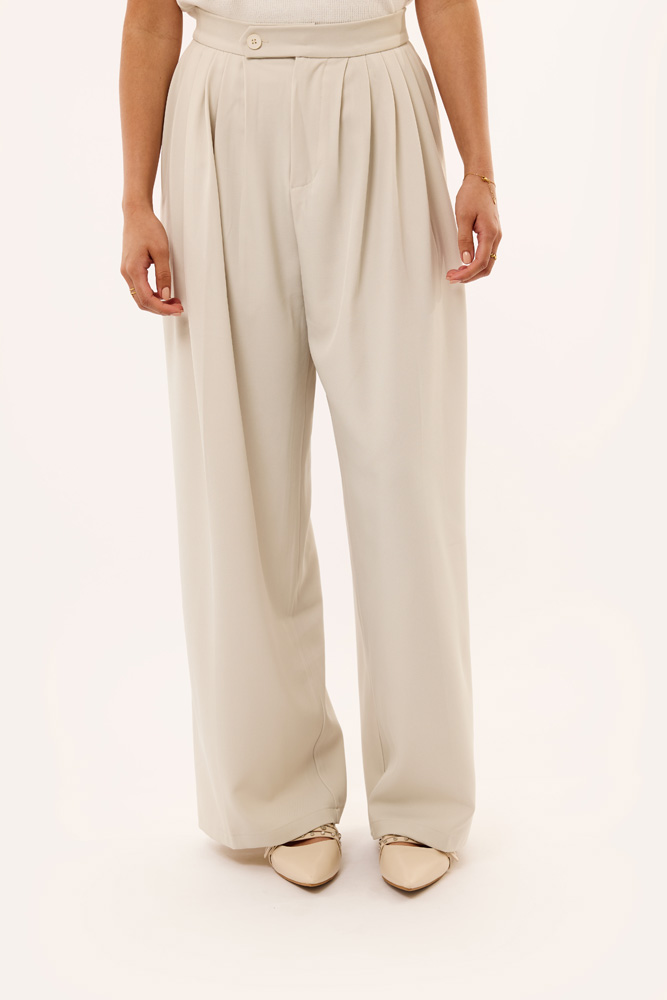Ginny Pantalon - Beige - Afbeelding 4