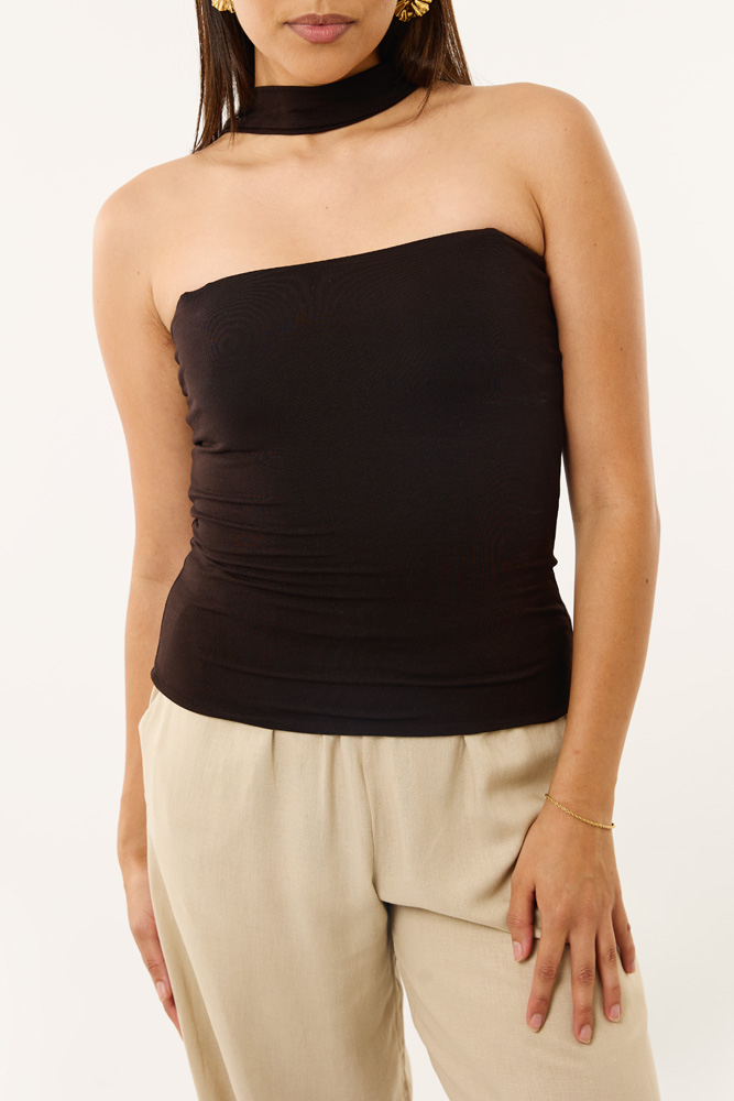 Liz Top - Brown - Afbeelding 3