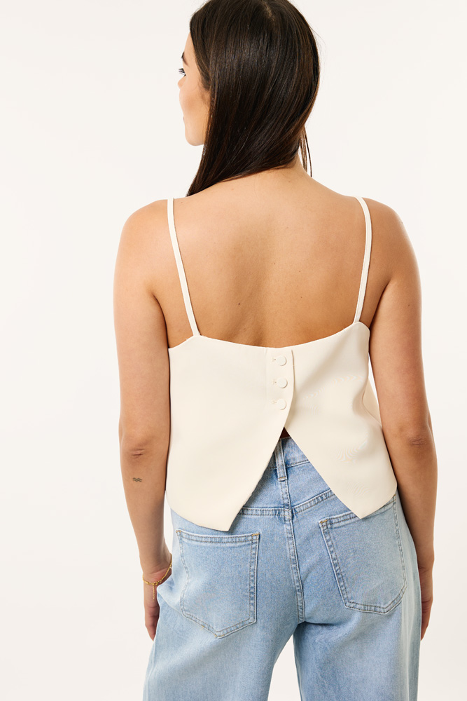 Lois Top - Beige - Afbeelding 2