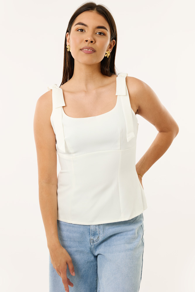 Bow Top - White - Afbeelding 2
