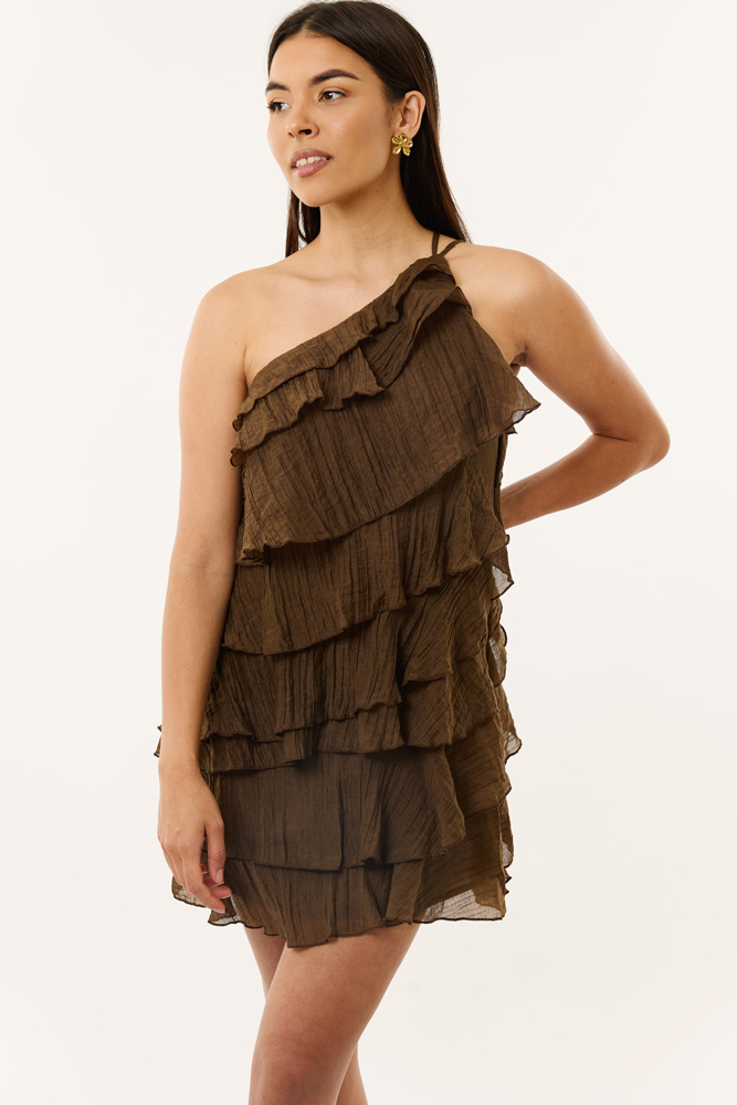 Teddie Jurk - Brown - Afbeelding 2