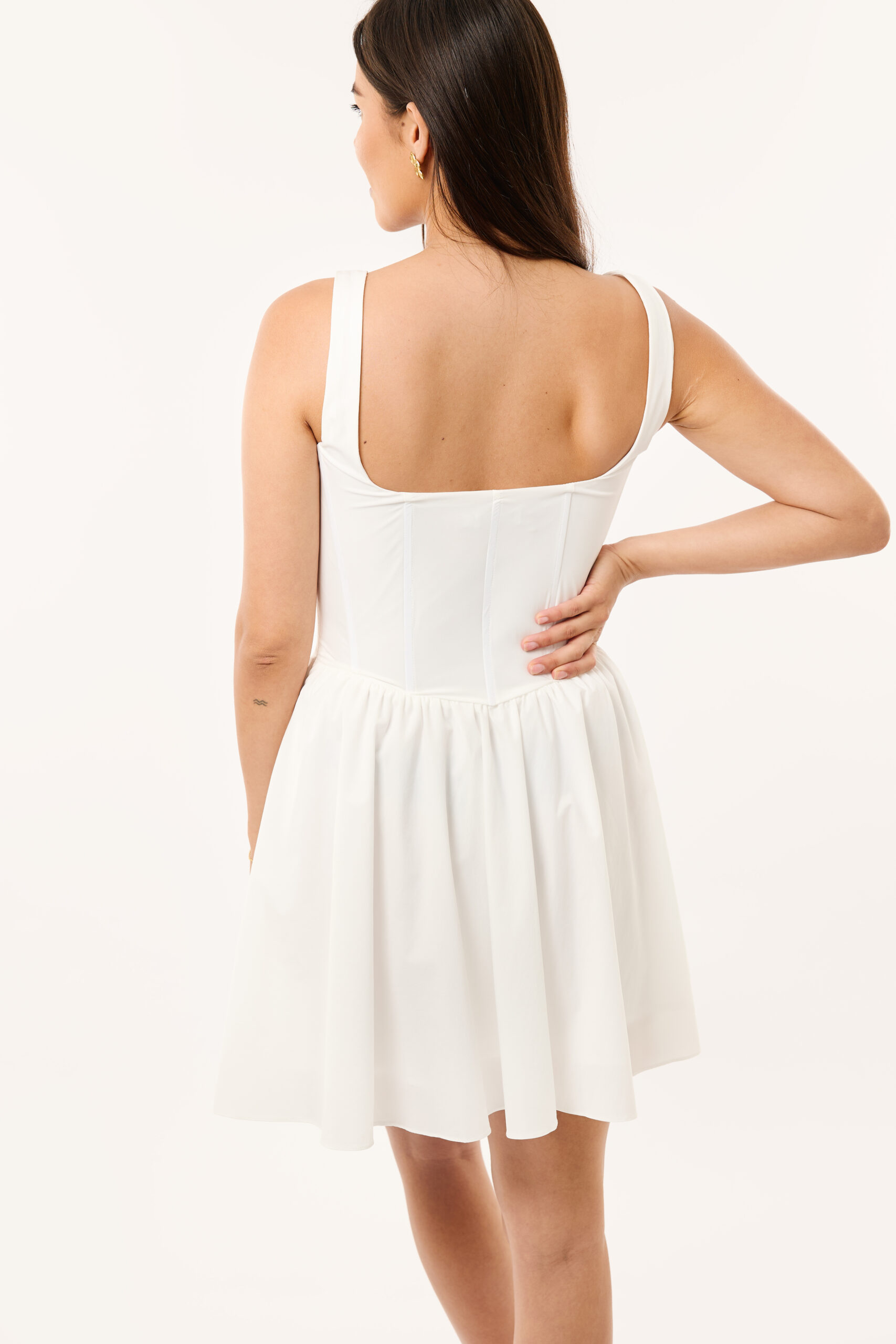 Macy Jurk - White - Afbeelding 4