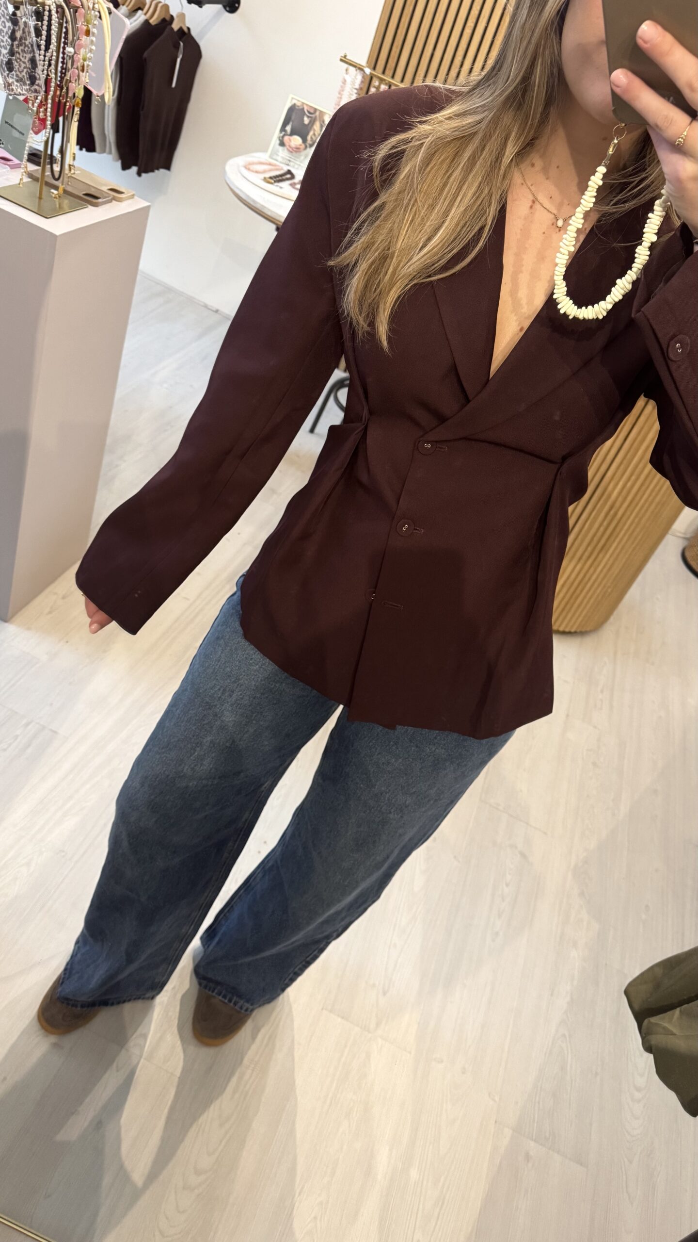 Clair Blazer - Bordeaux - Afbeelding 2