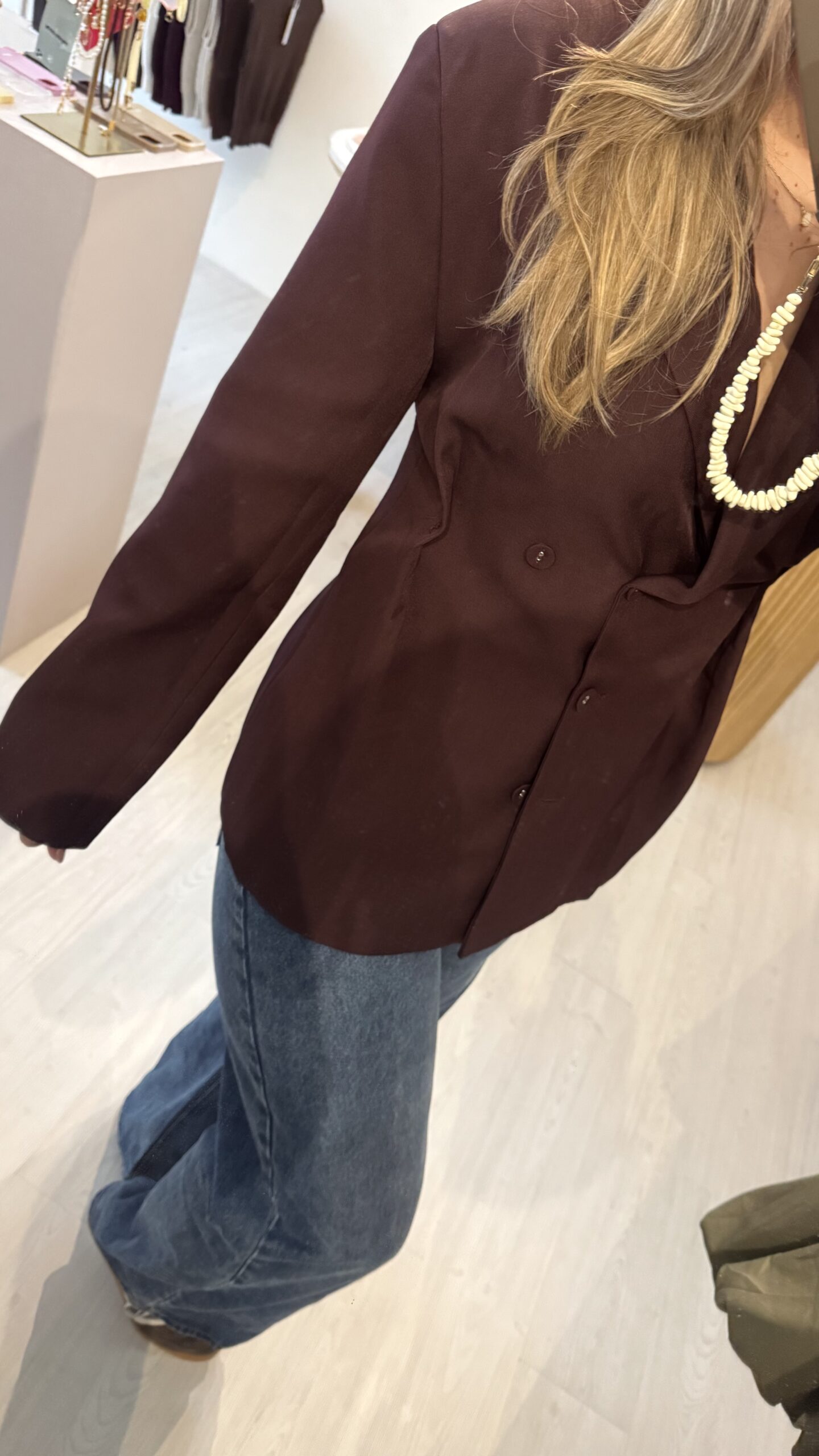 Clair Blazer - Bordeaux - Afbeelding 3